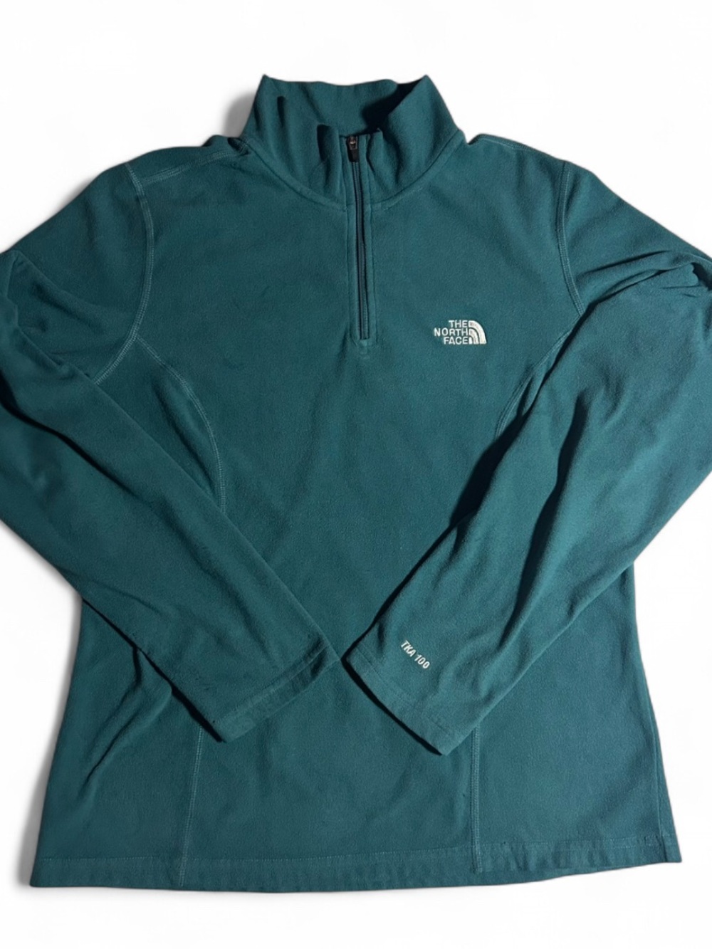 THE NORTH FACE WOMENS TKA 100 QUARTER ZIP ACTIVE FLEECE LONG SLEEVE SWEATER